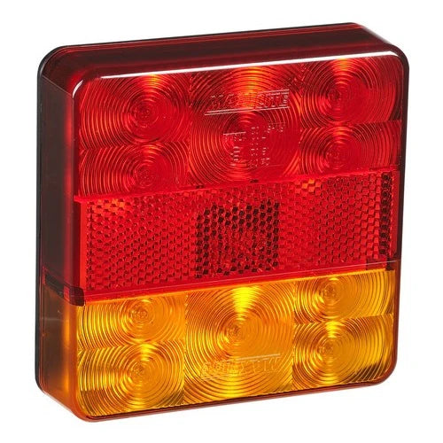 Maxilite Trailer Lamp Square Kit LED