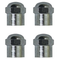 Prokit Valve Caps Chrome Hex Pkt 4