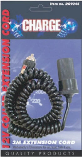 Charge Extension Cord 12volt  3metre
