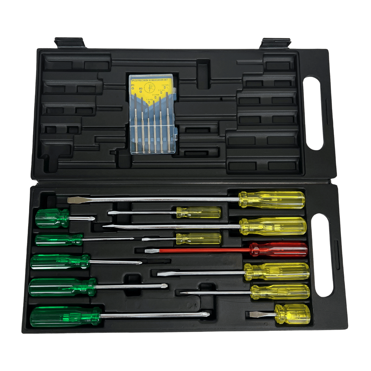 Screwdriver Set With Compact Case 19 Piece