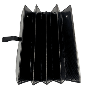 Car Windscreen Sunshade Black/Silver 150x70cm