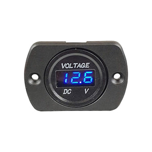 Volt Gauge with Blue LED Display