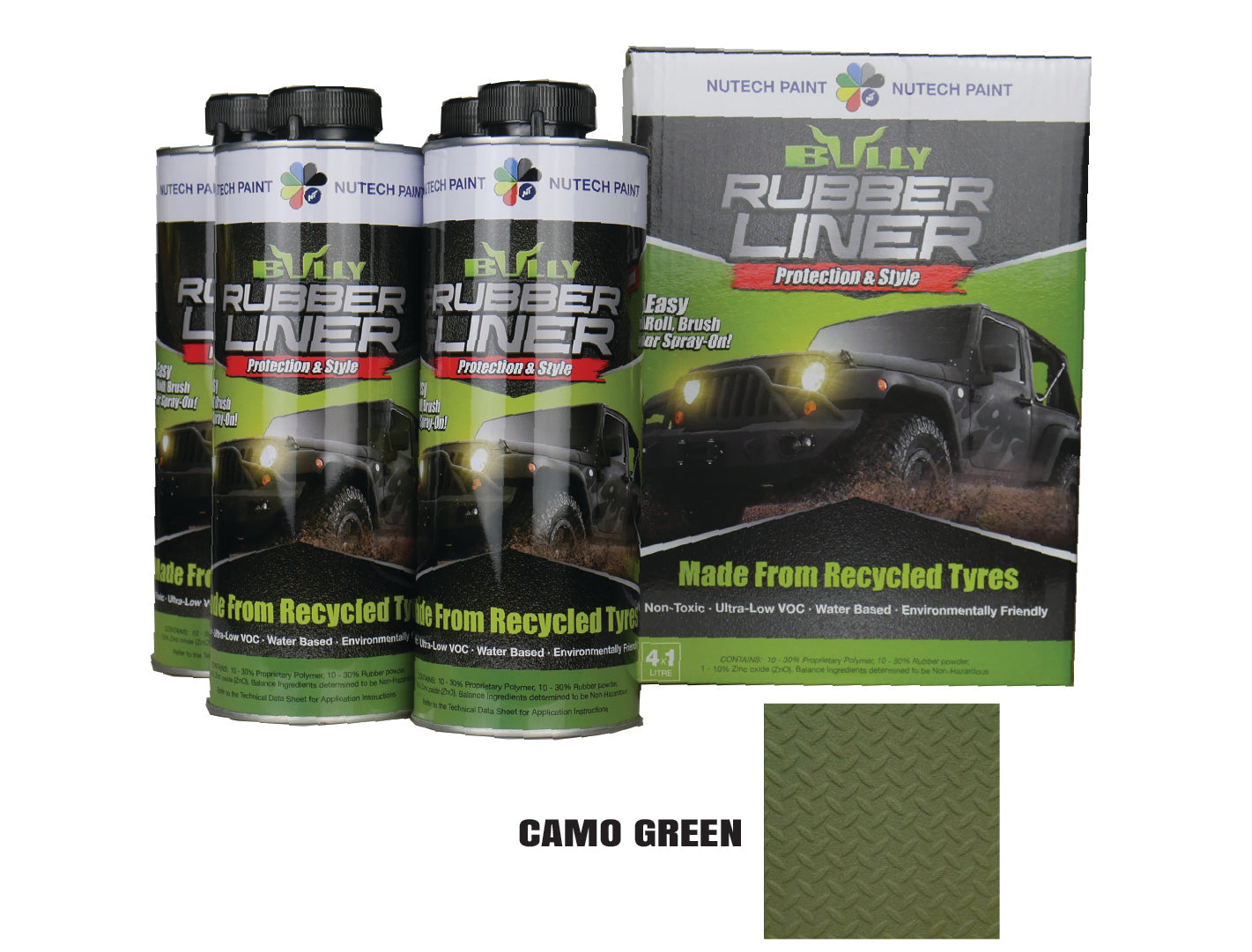 BullyLiner Rubberized Coating – Custom Colours & Sizes