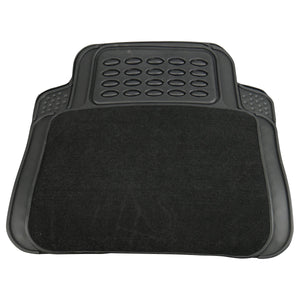Rubber Car Mats Set of 4 Black