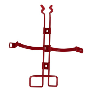 2x 1KG Dry Chemical ABE Fire Extinguisher with HD Metal Bracket