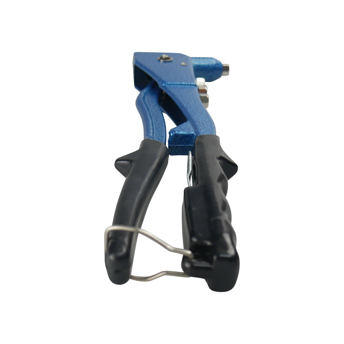 Hand Rivet Gun With 60 Rivets | 4 Interchangeable Nozzles | Spring Loaded