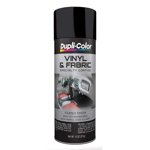 Dupli-Color Vinyl & Fabric Spray High Performance Gloss Black 312g