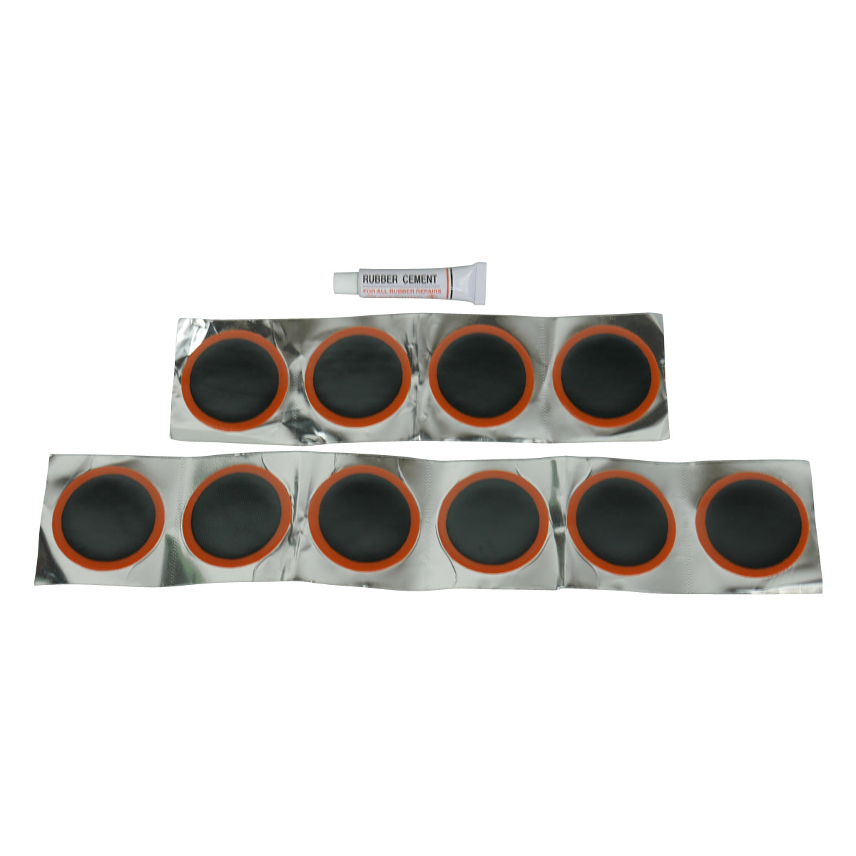 11 Piece Cold Patch Tube Repair Kit 50mm x 10 Cold Patches AMS30018 ...