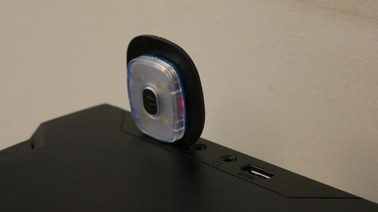 LED Beanie Light with USB Charging Grey