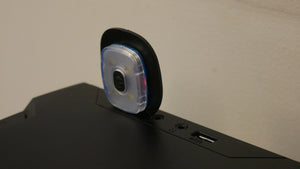 Twin Pack Black + Grey LED Beanie Light with USB Charging