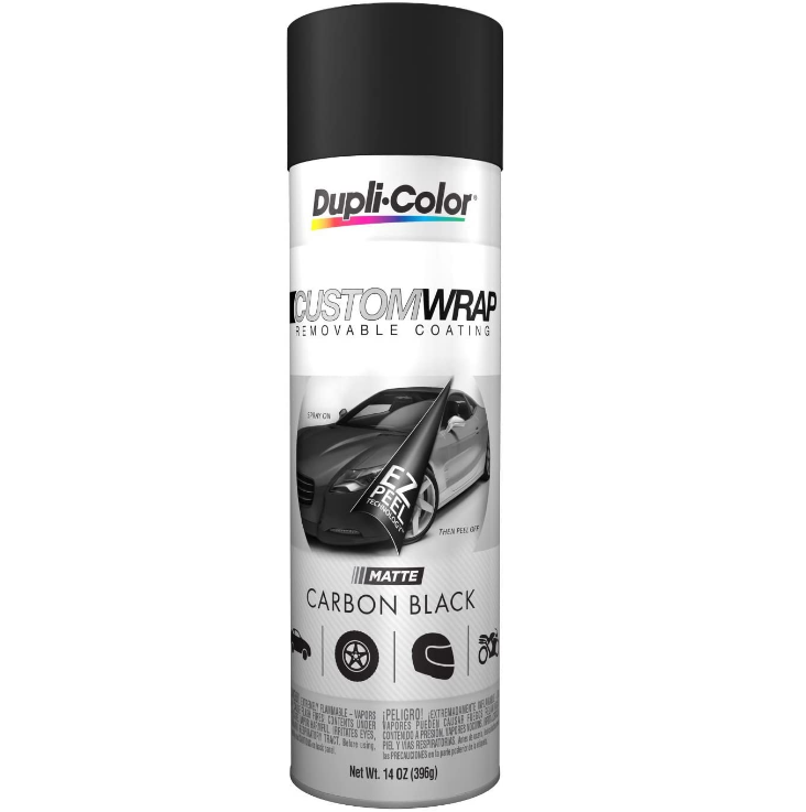 Dupli-Color Matte Carbon Black Custom Wrap Removable Coating 311g