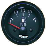 Speco Meter 2" Fuel Gauge and Sender Black