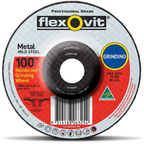 FlexOvit Metal Grinding Wheel 4"