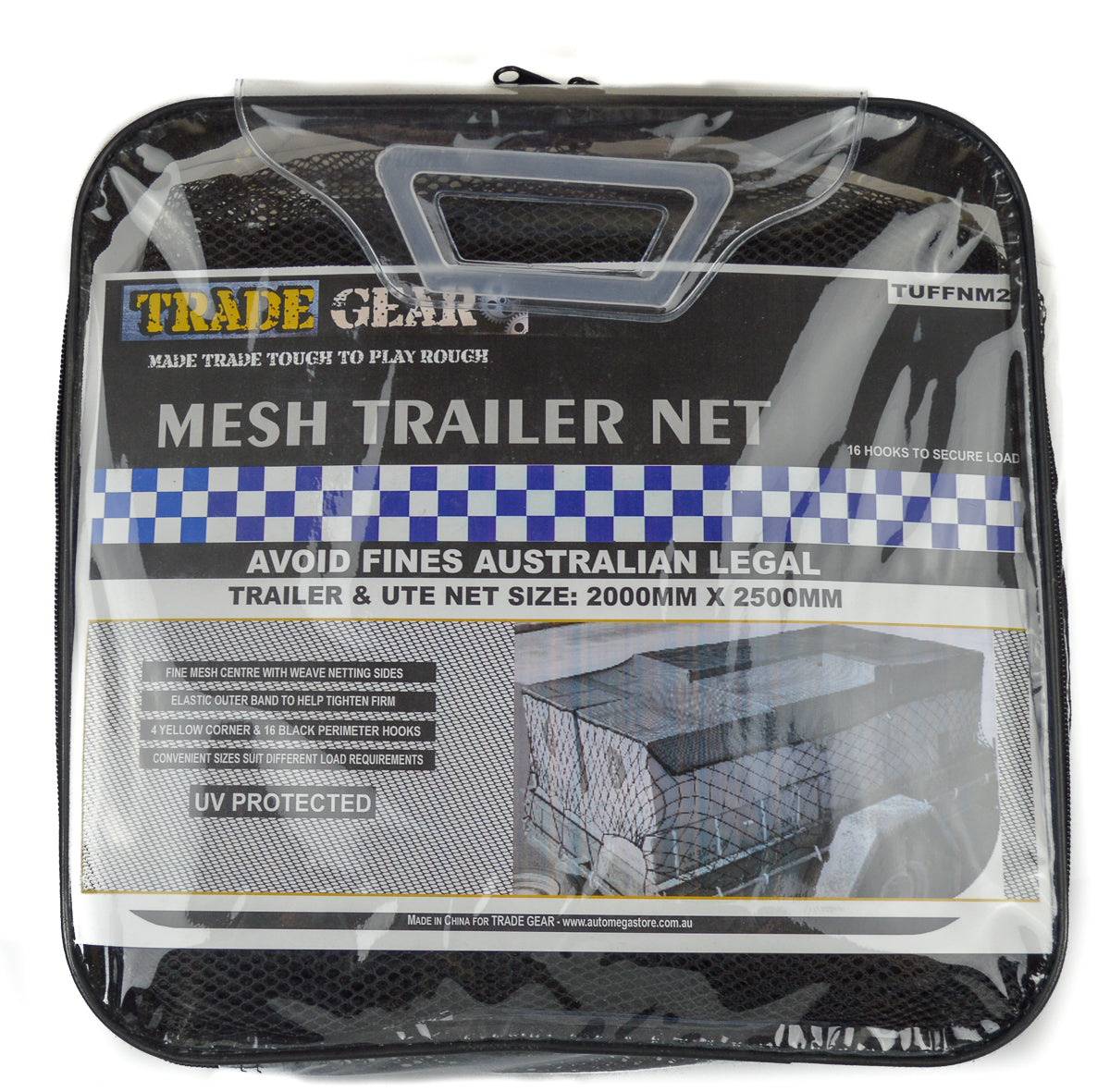 Trade Gear Mesh Trailer Net 2000Mmx2500Mm