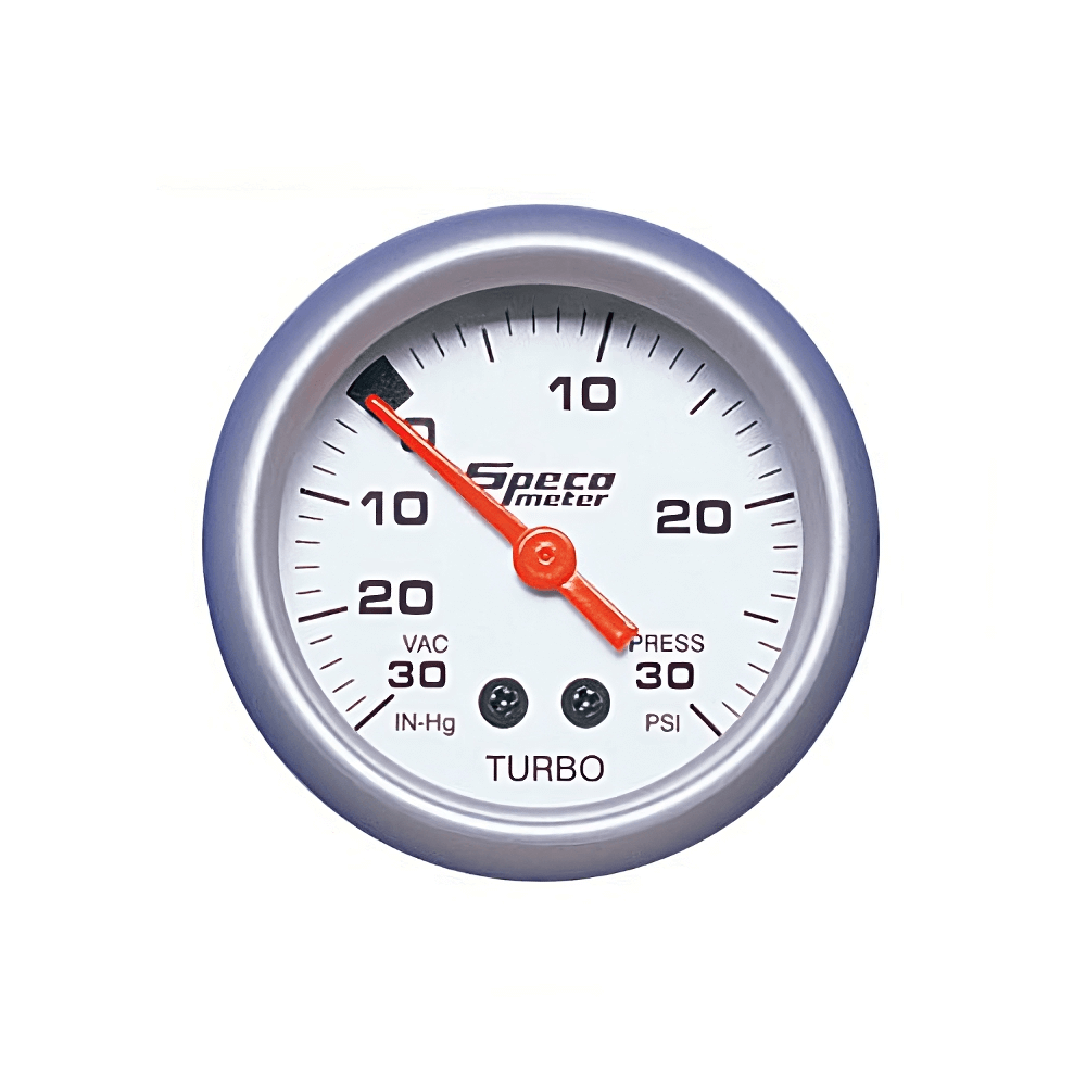 Speco Sports 52mm (2") Analog Volt Gauge – Silver, 4-18V, Illuminated, 524-22
