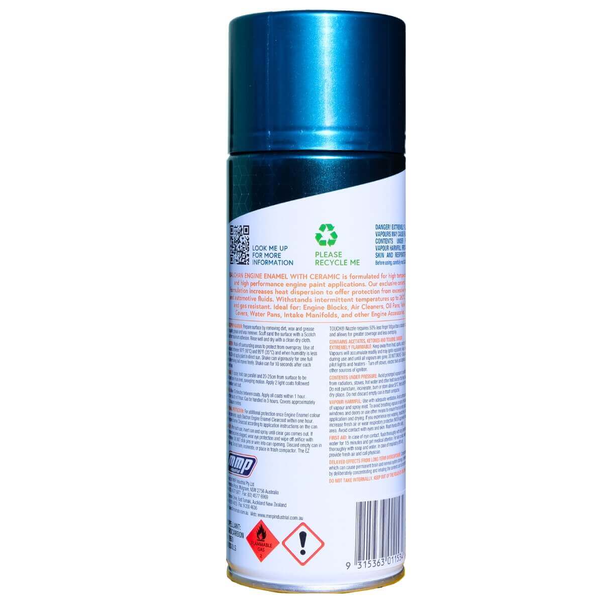 Balchan Engine Enamel Paint Chevy Orange 300g