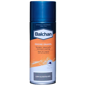 Balchan Engine Enamel Paint Low Gloss Black 300g