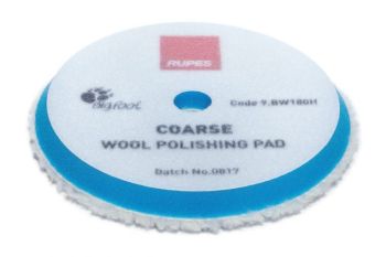 Rupes Blue Coarse Wool Polishing Pad 130/145mm – Suits LHR15