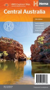 Hema Central Australia Map - New Waterproof