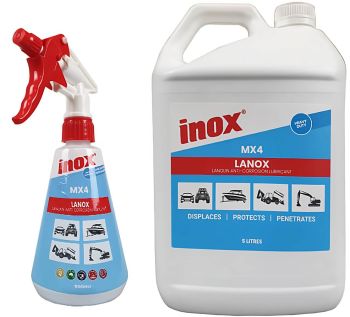 Inox MX4 Super Lubricant HD 5L + Spray Bottle