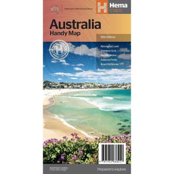 Hema Australia Handy Map 12th Edition