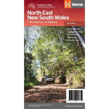 Hema North East New South Wales Map