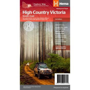 Hema Victorian High Country - South East Waterproof Map 