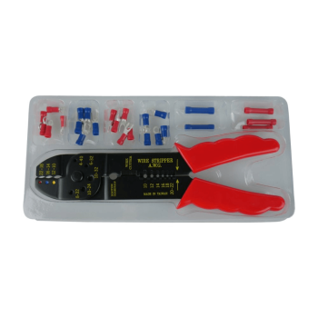 Crimping Tool with 25 Assorted Terminals