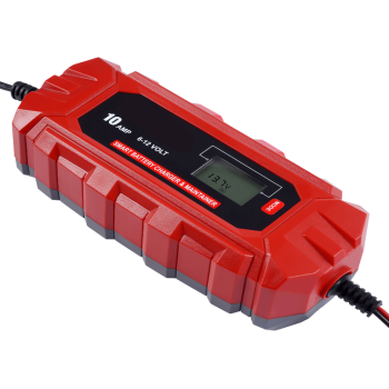 Battery Charger 10 AMP 6/12 Volt - Lithium Capable - 10 Stage Smart Charger & Maintainer