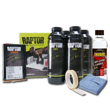 Raptor Liner Black Prep & Paint Kit 4L 