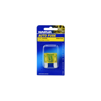 Narva 20 Amp Yellow Maxi Blade Fuse (Blister Pack Of 1)