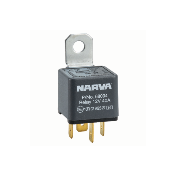 Narva 12V 40A Normally Open 4 Pin Relay With Resistor