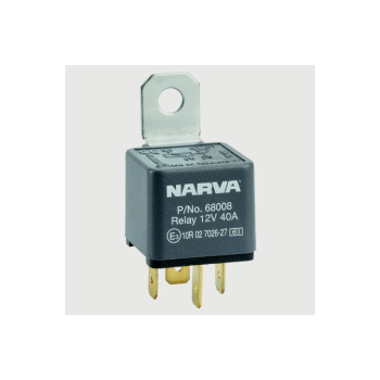 Narva 12V 50A Normally Open 4 Pin Relay With Resistor