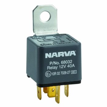 Narva 12V 40A Normally Open 5 Pin Relay With Diode (Blister Pack Of 1)