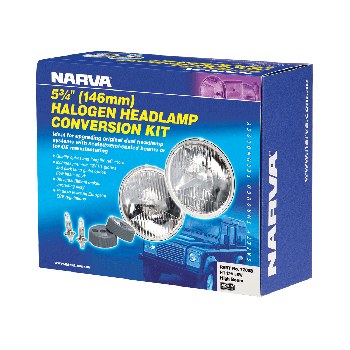 Narva H1 53/4 (146mm) 12V 100W High Beam Halogen
Headlamp Conversion Kit