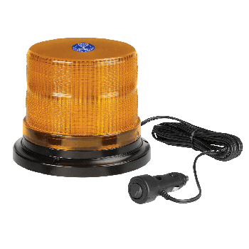 Narva ˜Pulse™ High Output L.E.D Strobe/Rotator
Light (Amber) with 2 Selectable Flash Patterns,
Magnetic Base and Cigarette Lighter Plug with
Off/On Switch, 12/24 Volt