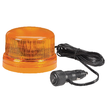 Narva ˜Eurotech™ 12/24 Volt Low Profile L.E.D Strobe/Rotator Light
(Amber) with 6 Selectable Flash Patterns, Magnetic
Base, 