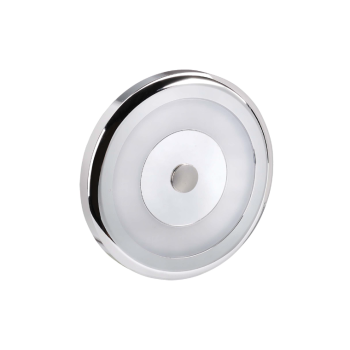 Narva 10-30 Volt Chrome Bezel Interior Lamp With Touch Sensitive On/Dim/Off Switch - Cool White