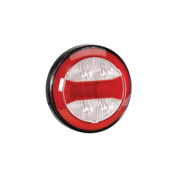 Narva 9–33 Volt Model 43 L.E.D Rear Stop And Reverse Lamp With Red L.E.D Tail Ring