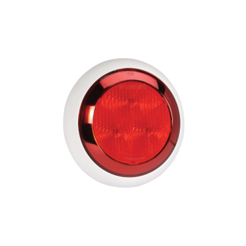 Narva 9–33 Volt Model 43 L.E.D Rear Stop/Tail Lamp (Red) With White Base
