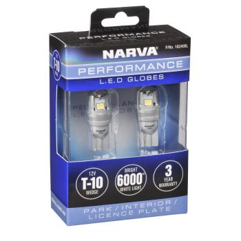 Narva 12V T10 Wedge LED Globes (2)
