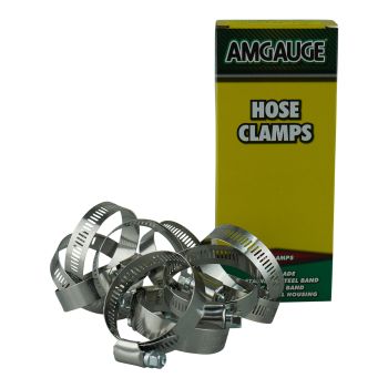 Amgauge Full Stainless Steel Hose Clamps (32-57mm) 1.1/4