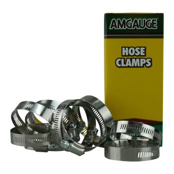 Amgauge Full Stainless Steel Hose Clamps (39-63mm) 1.9/16