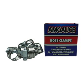 Amgauge Part Stainless Steel Hose Clamps (12-25mm) 1/2