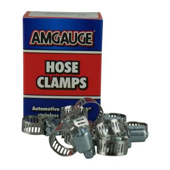 Amgauge Part Stainless Steel Hose Clamps (6-16mm) 1/4