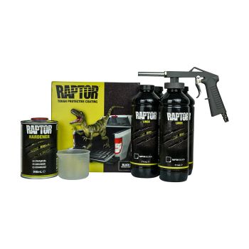 Raptor Liner Black Kit 4L + Spray Gun