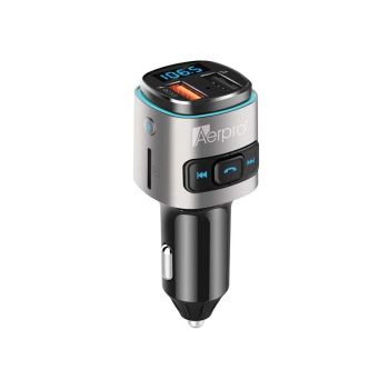 Aerpro Bluetooth Fm Transmitter With QC3.0 Quick Charge Usb