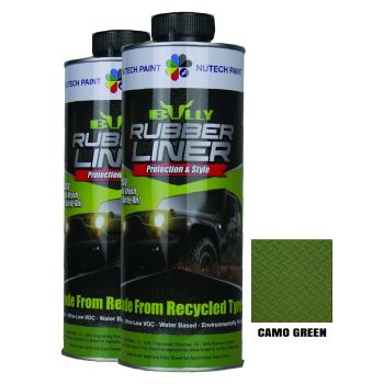 Bullyliner Camo Green 2L Kit | Rubberised Protective Coating 