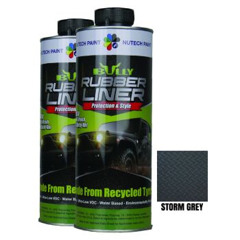 Bullyliner Storm Grey 2L Kit | Rubberised Protective Coating 