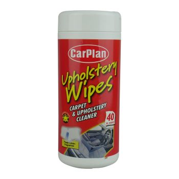 40XL Carplan Anti-Bacterial Fresh Linen Fragrance Upholstery Wipes